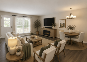 Spacious townhome layout